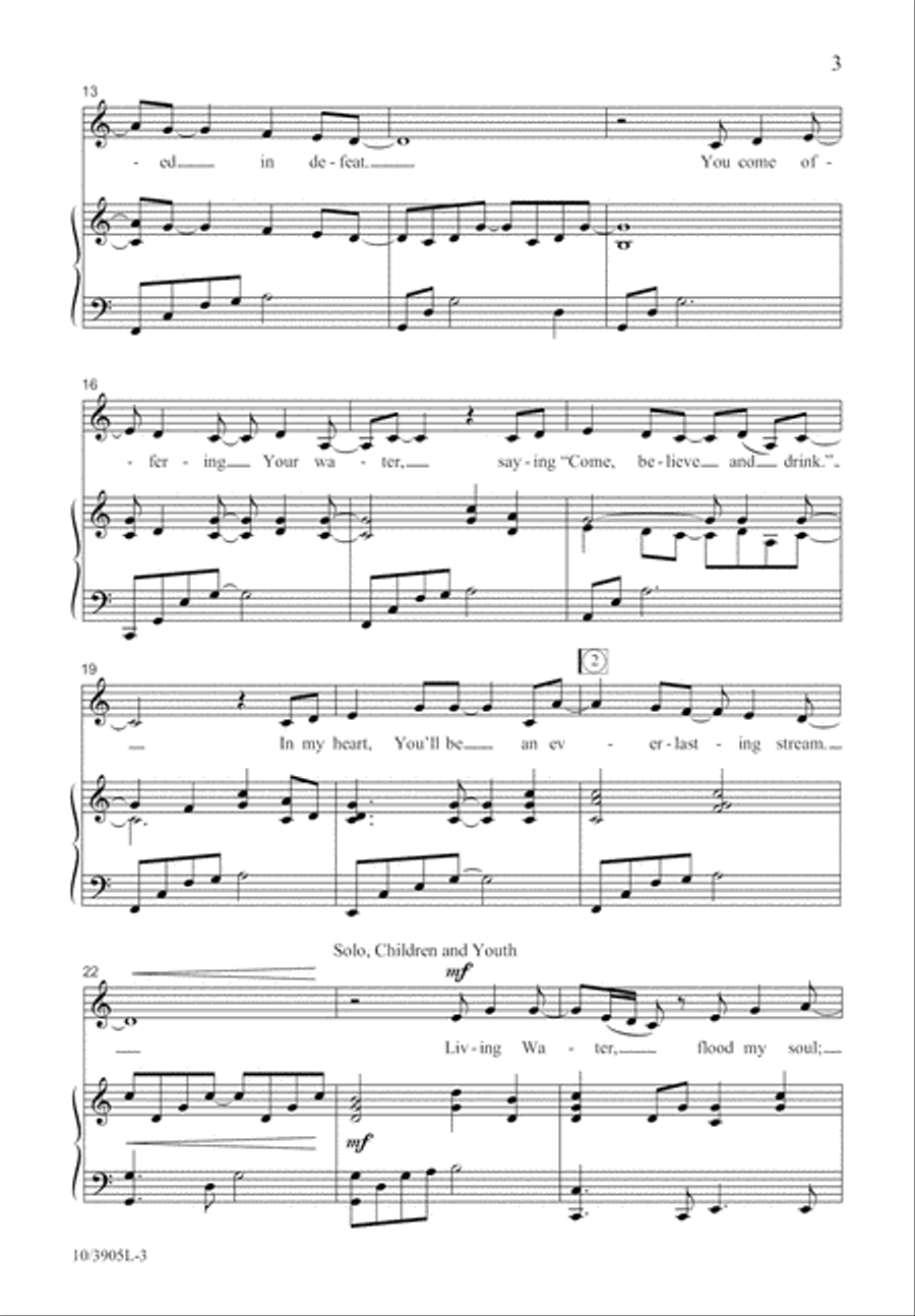 Living Water 4-Part scores gallery preview page 3