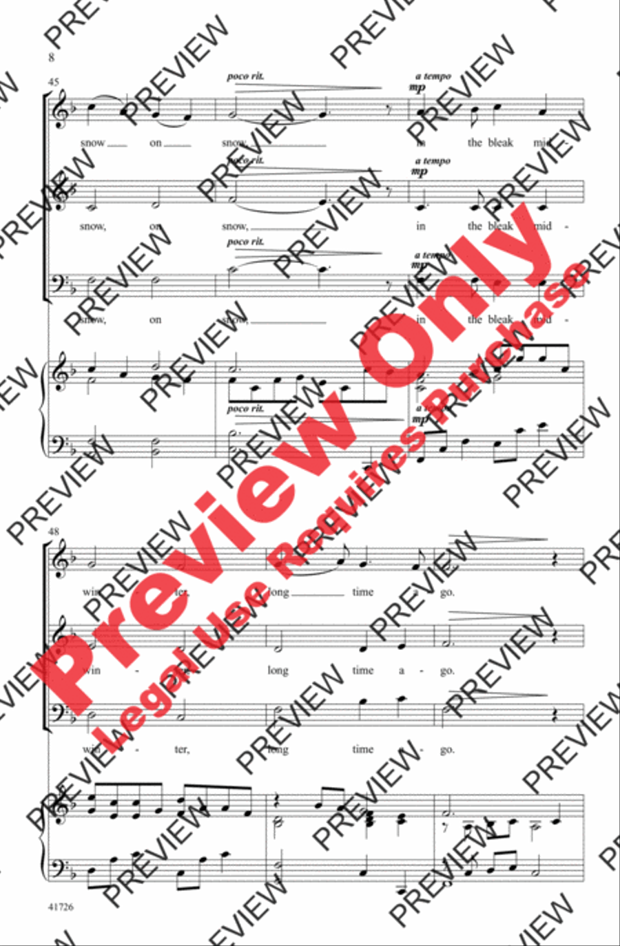 Winter Canon Winter Canon 3-Part scores gallery preview page 8