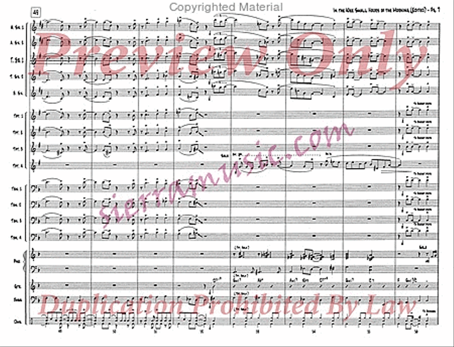 In The Wee Small Hours (Edited) Jazz Ensemble scores gallery preview page 8