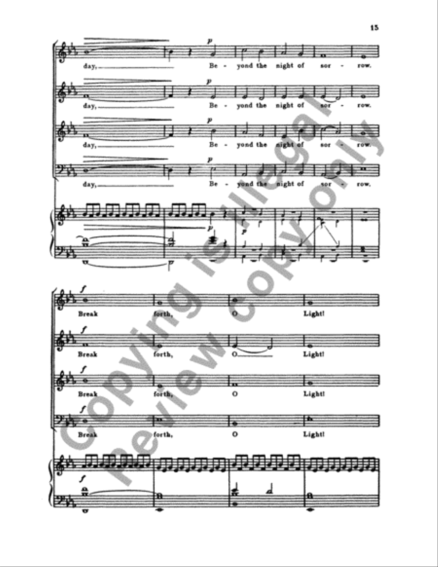 Behold a Star from Jacob Shining 4-Part scores gallery preview page 33