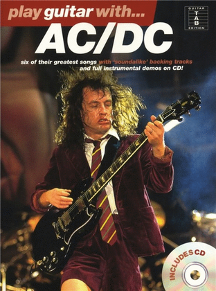 Book cover for Play Guitar With Ac/Dc Guitar Tab Book/CD