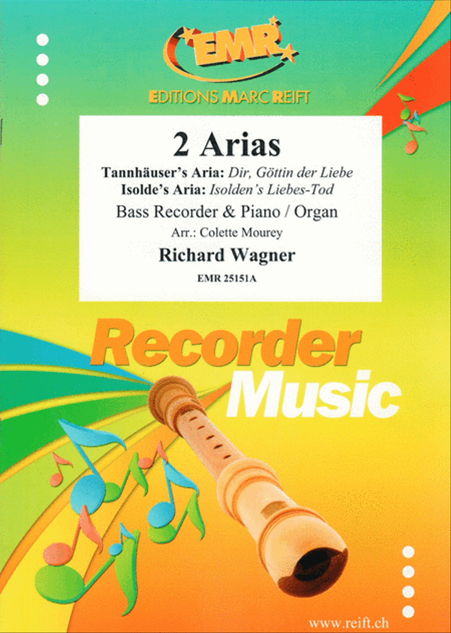 2 Arias Bass Recorder scores gallery preview page 1