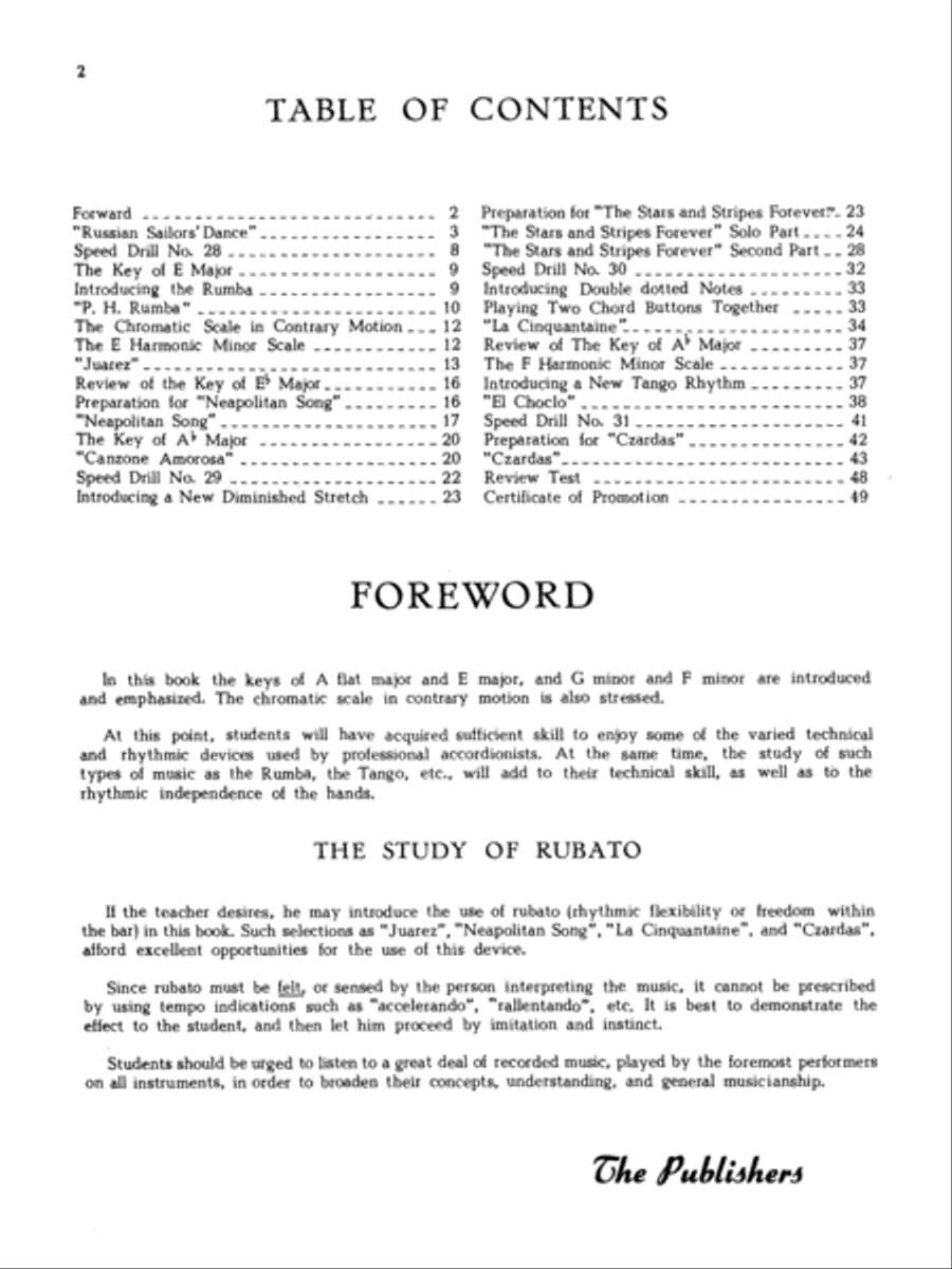 Palmer-Hughes Accordion Course, Book 9 Accordion scores gallery preview page 2