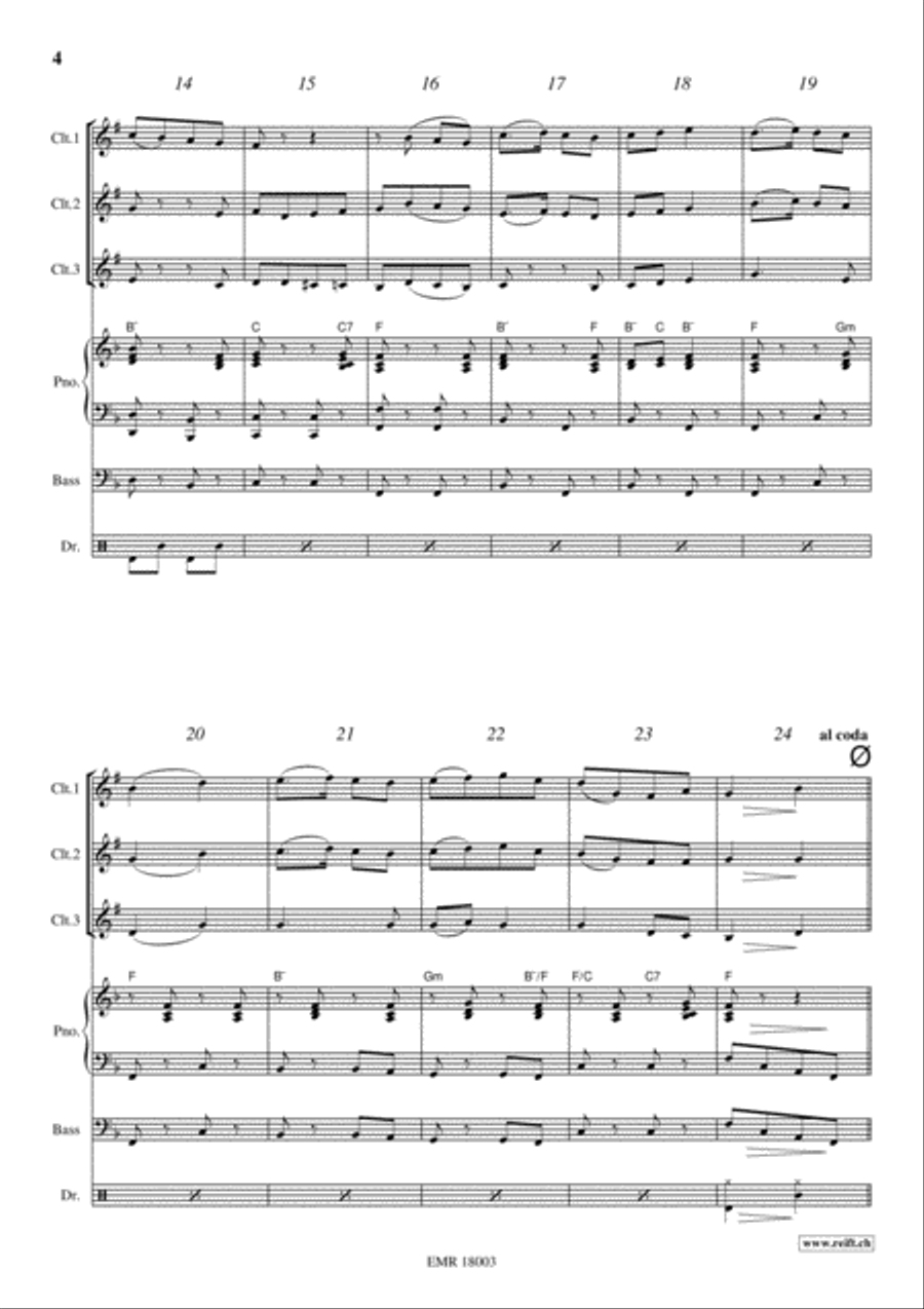 Yankee Doodle Clarinet scores gallery preview page 4