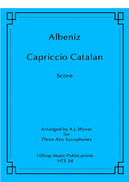 Capriccio Catalan arr. three saxophones image number null