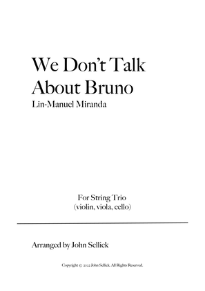 We Don't Talk About Bruno