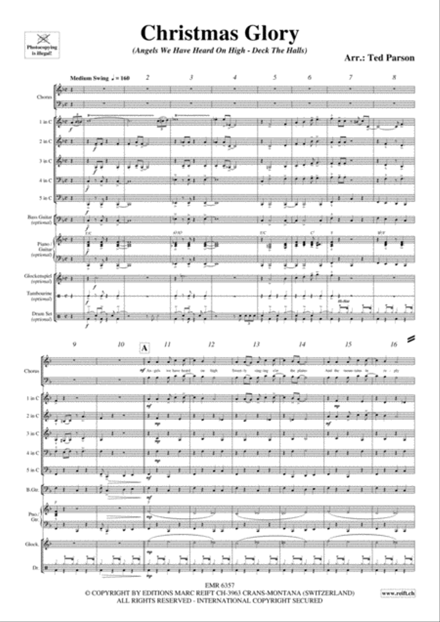 Christmas Glory 4-Part scores gallery preview page 4
