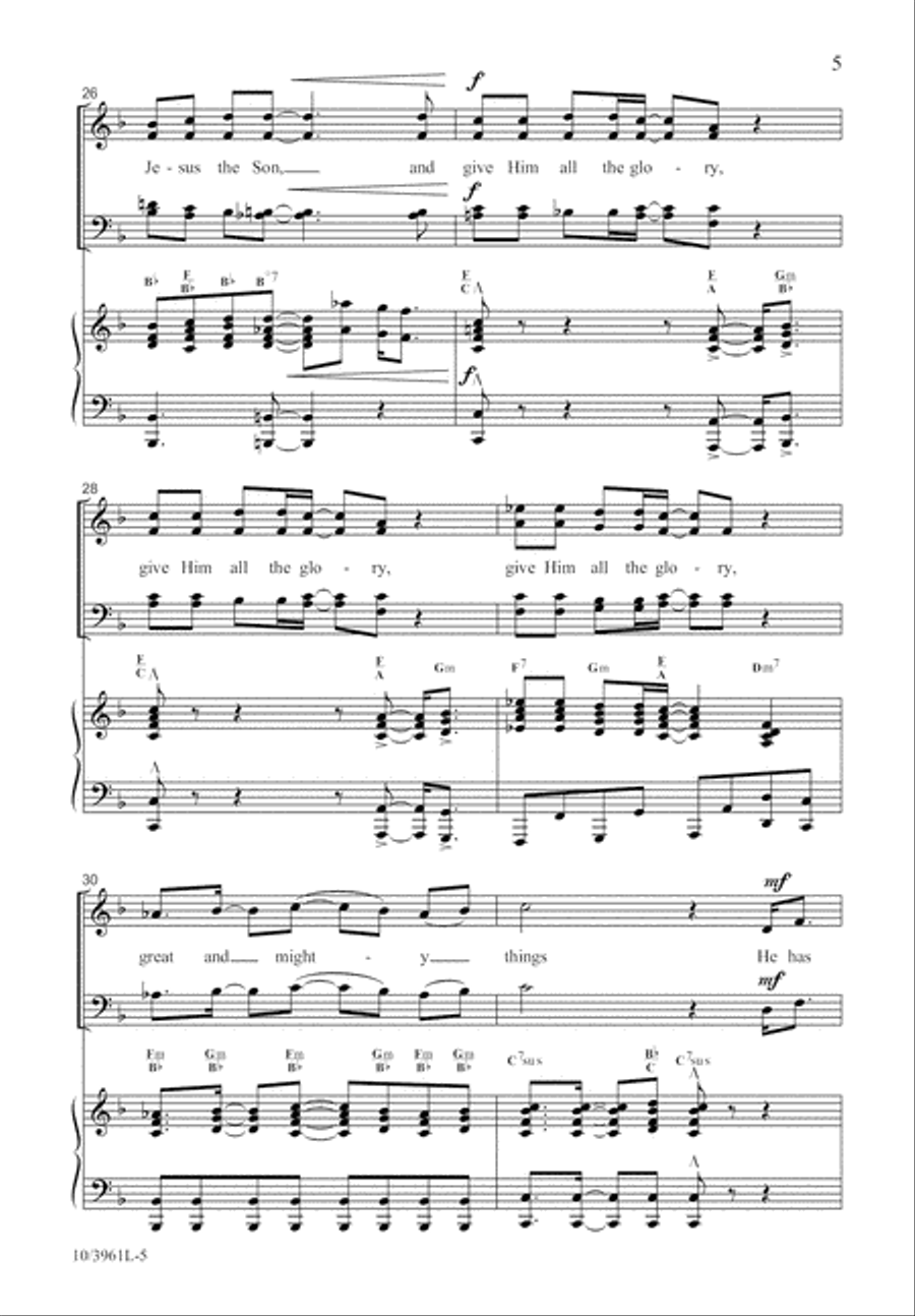 Great and Mighty Lord Great and Mighty Lord 4-Part scores gallery preview page 5