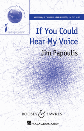 Book cover for If You Could Hear My Voice