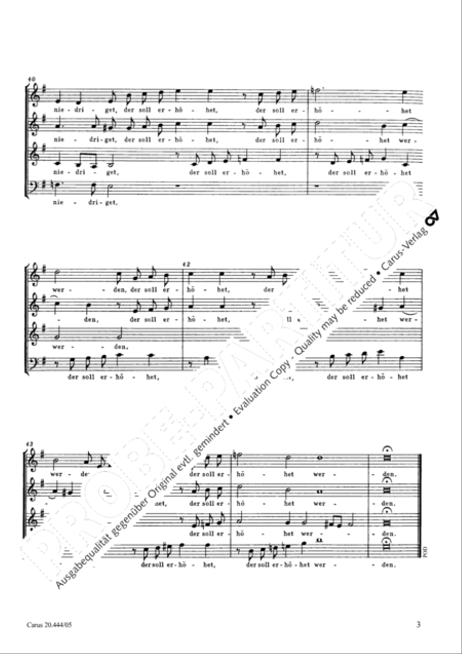 Es gingen zweene Menschen 4-Part scores gallery preview page 4