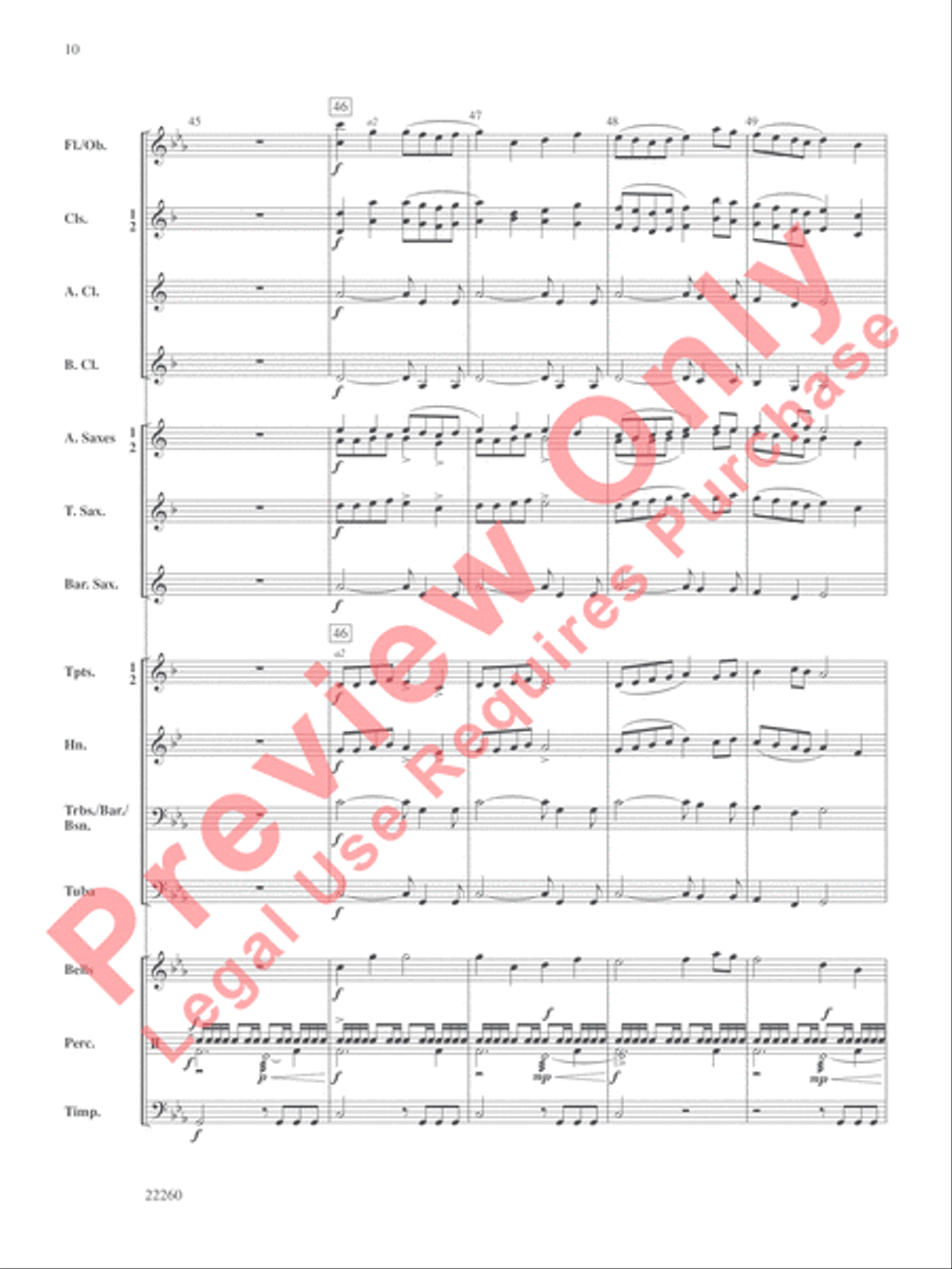 Bold Journey Bold Journey Concert Band scores gallery preview page 11