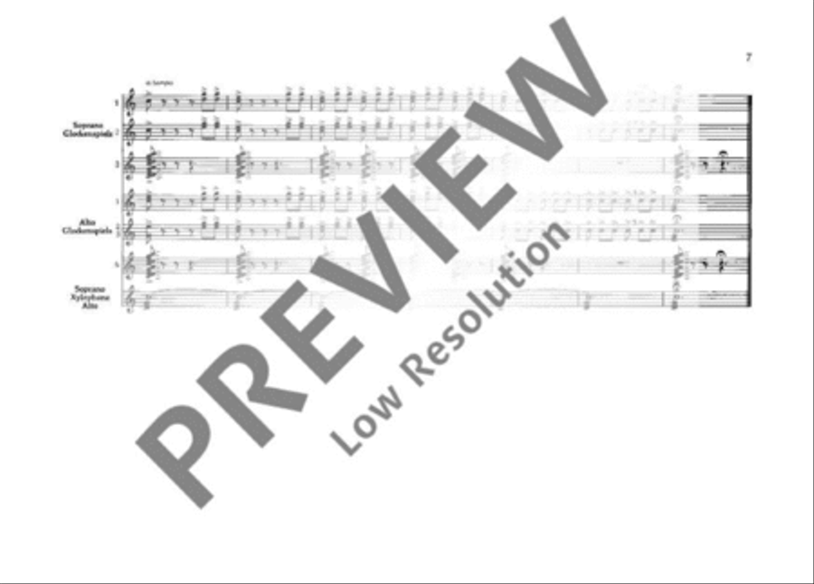 The Christmas Story Glockenspiel scores gallery preview page 8