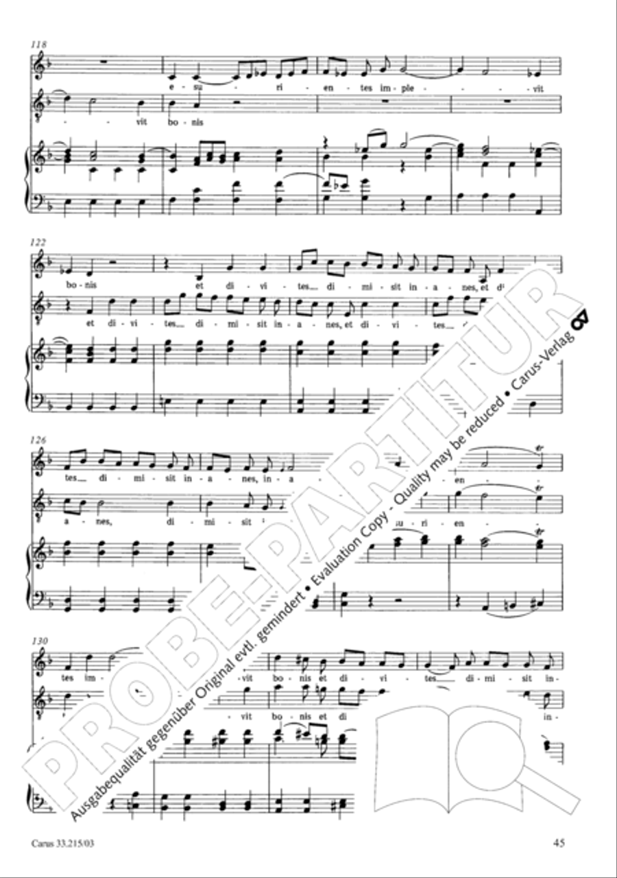 Magnificat Magnificat 4-Part scores gallery preview page 46