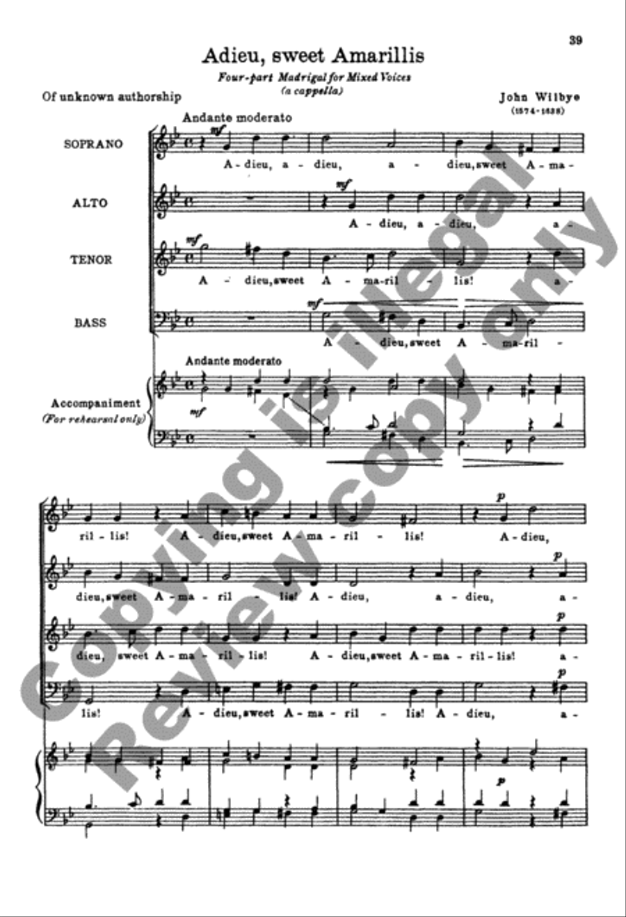 The A Cappella Singer (Choral Score) A Cappella scores gallery preview page 10
