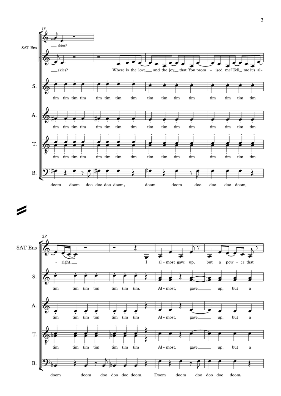 I Smile 4-Part scores gallery preview page 3