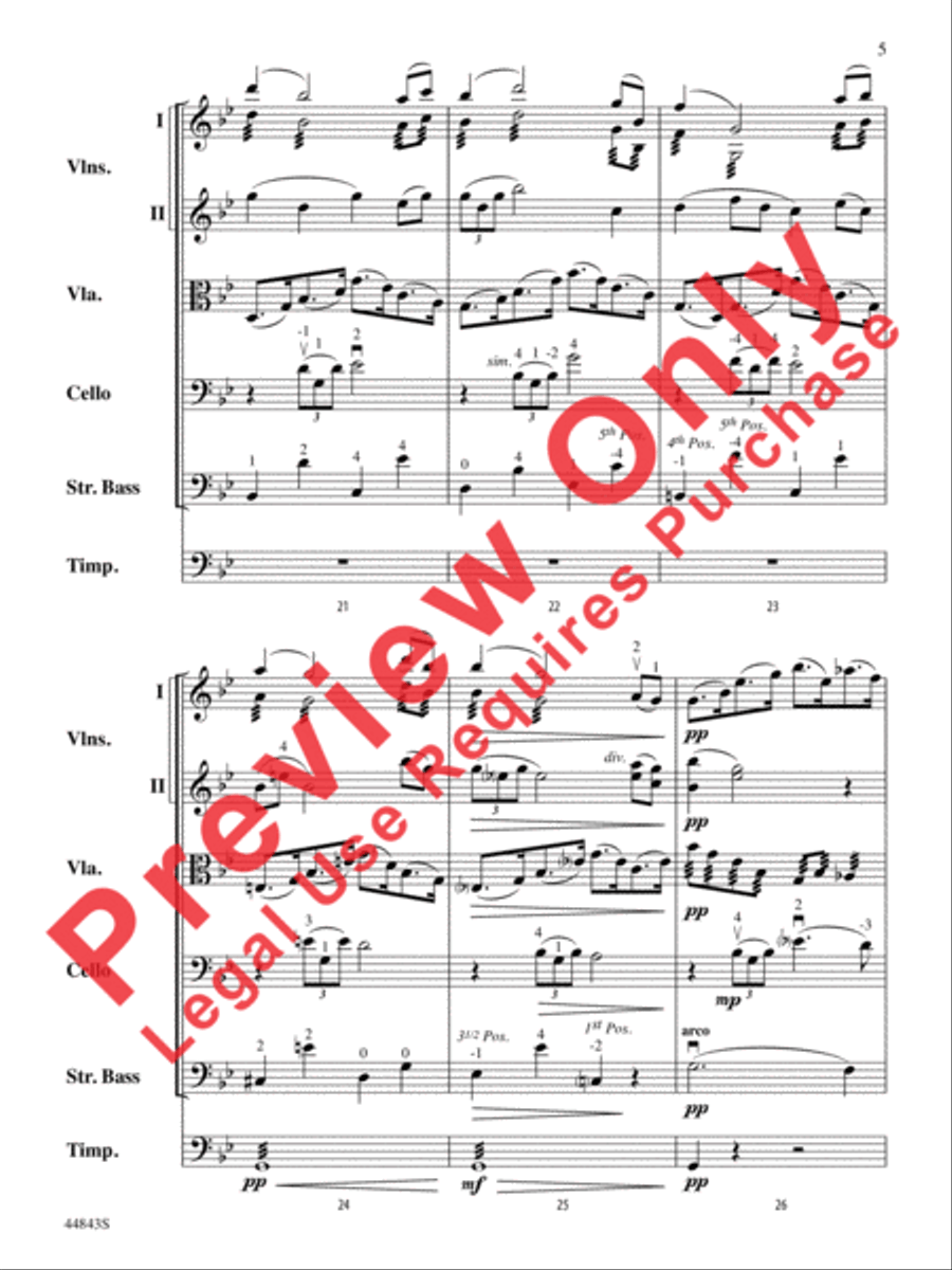 Enigma Variations String Orchestra scores gallery preview page 21