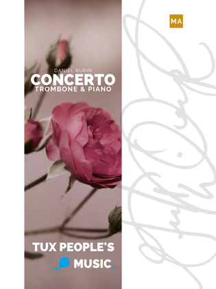 Book cover for Concerto for Trombone and Orchestra (Piano Reduction)