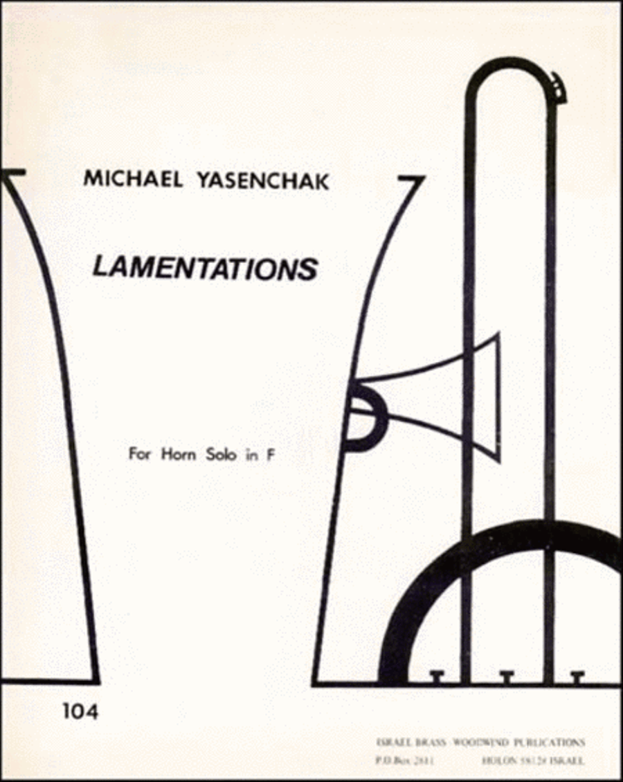Lamentations Lamentations Piano scores gallery preview page 1