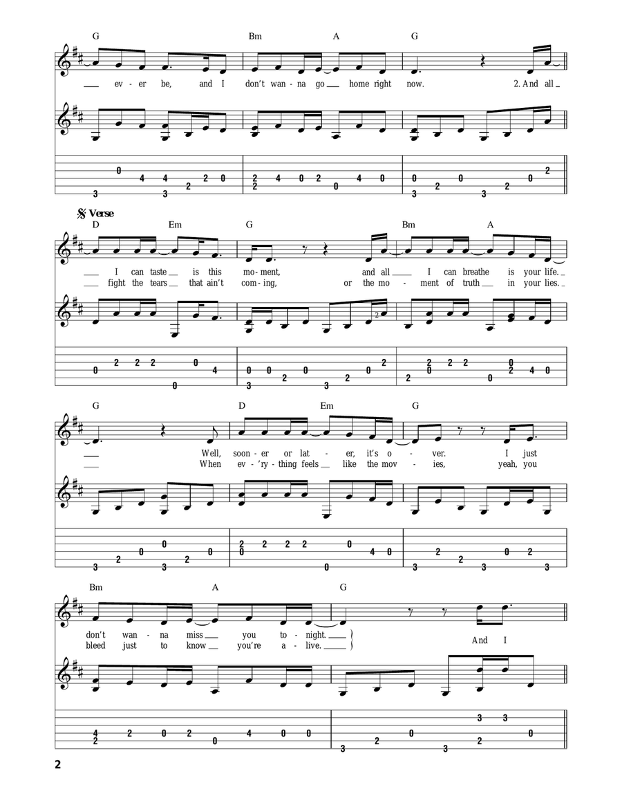 Iris Acoustic Guitar scores gallery preview page 2