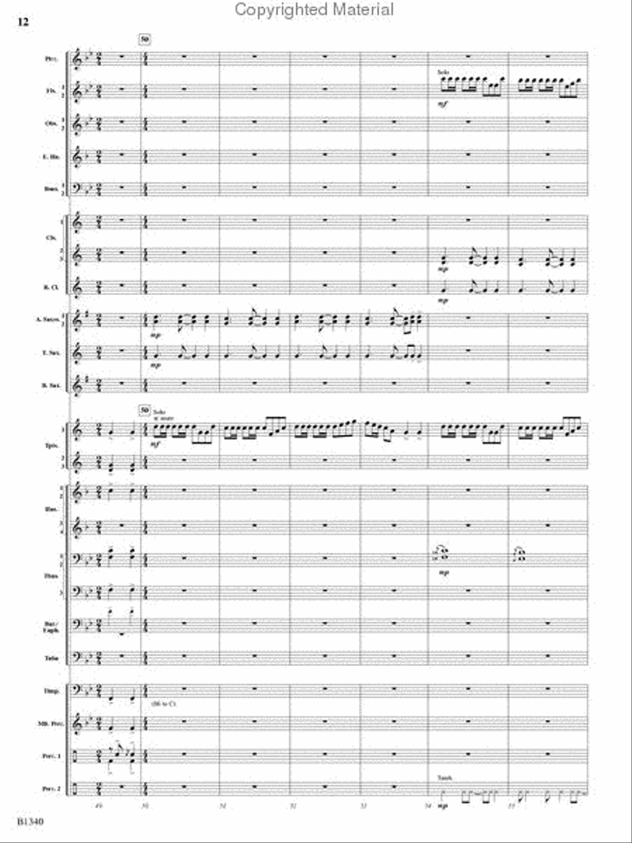 Winged Victory Concert Band scores gallery preview page 10