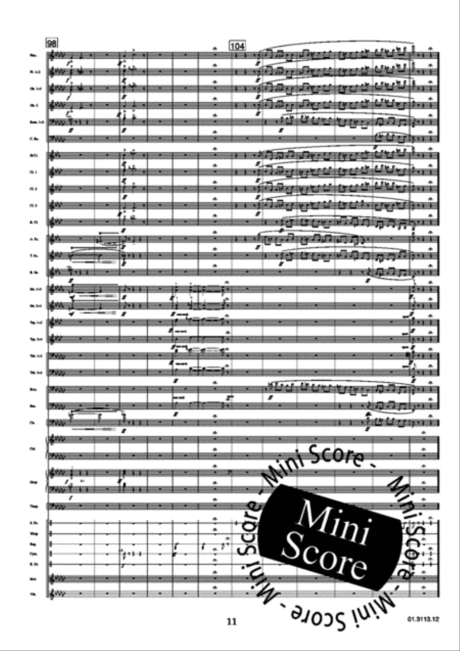 Pictures at an Exhibition Concert Band scores gallery preview page 15