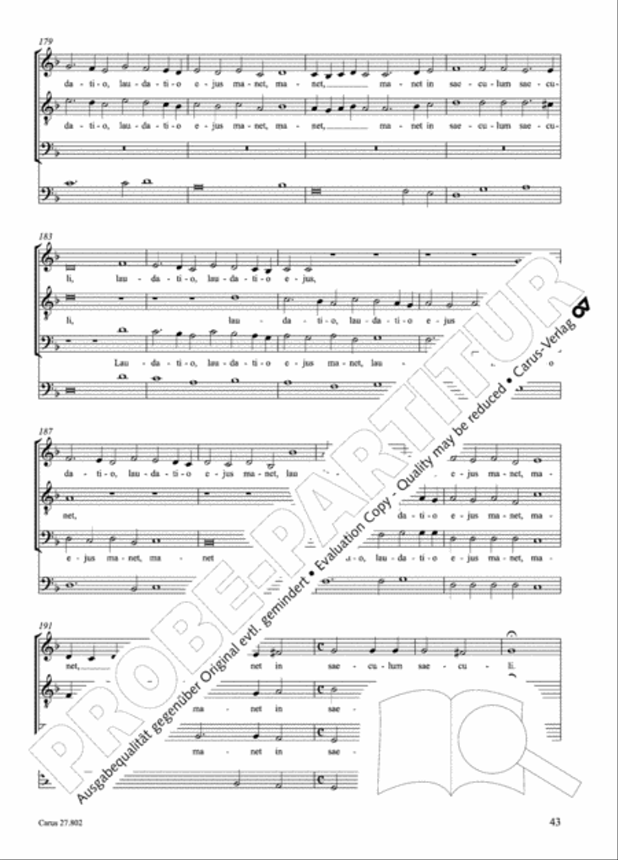 Salmi I (Selva morale e spirituale) Collection / Songbook scores gallery preview page 68
