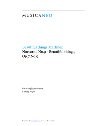 Nocturno No.9-Beautiful things Op.7 No.9