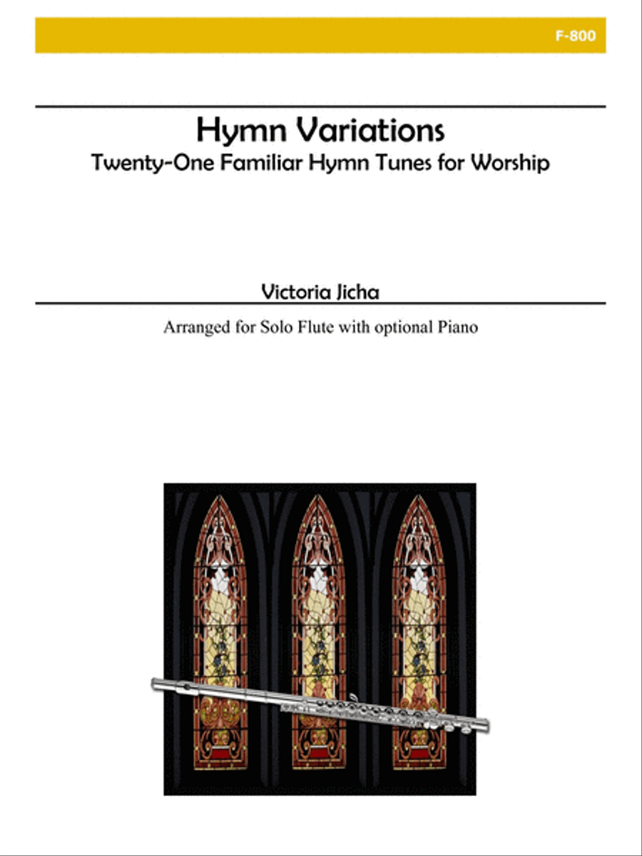 Hymn Variations for Solo Flute Flute Solo scores gallery preview page 1