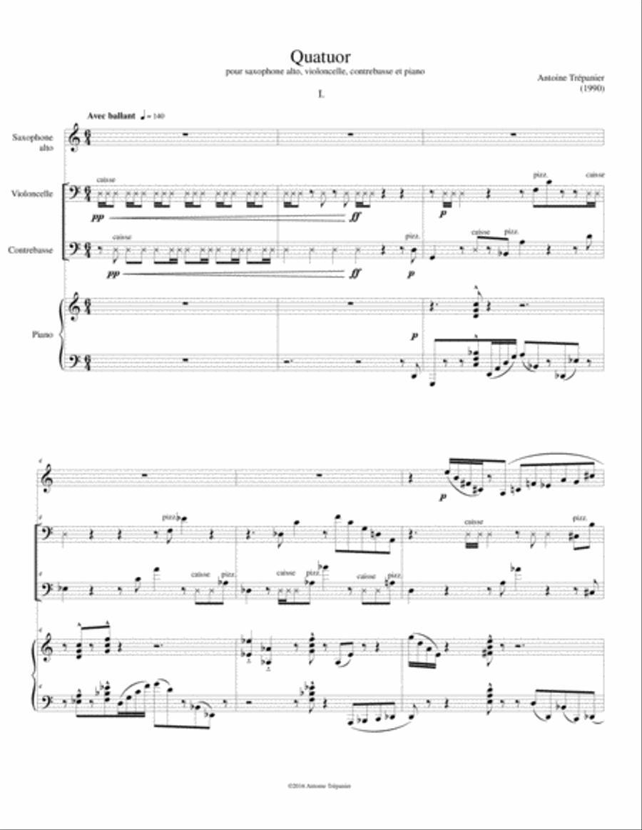 Quartet Small Ensemble scores gallery preview page 3
