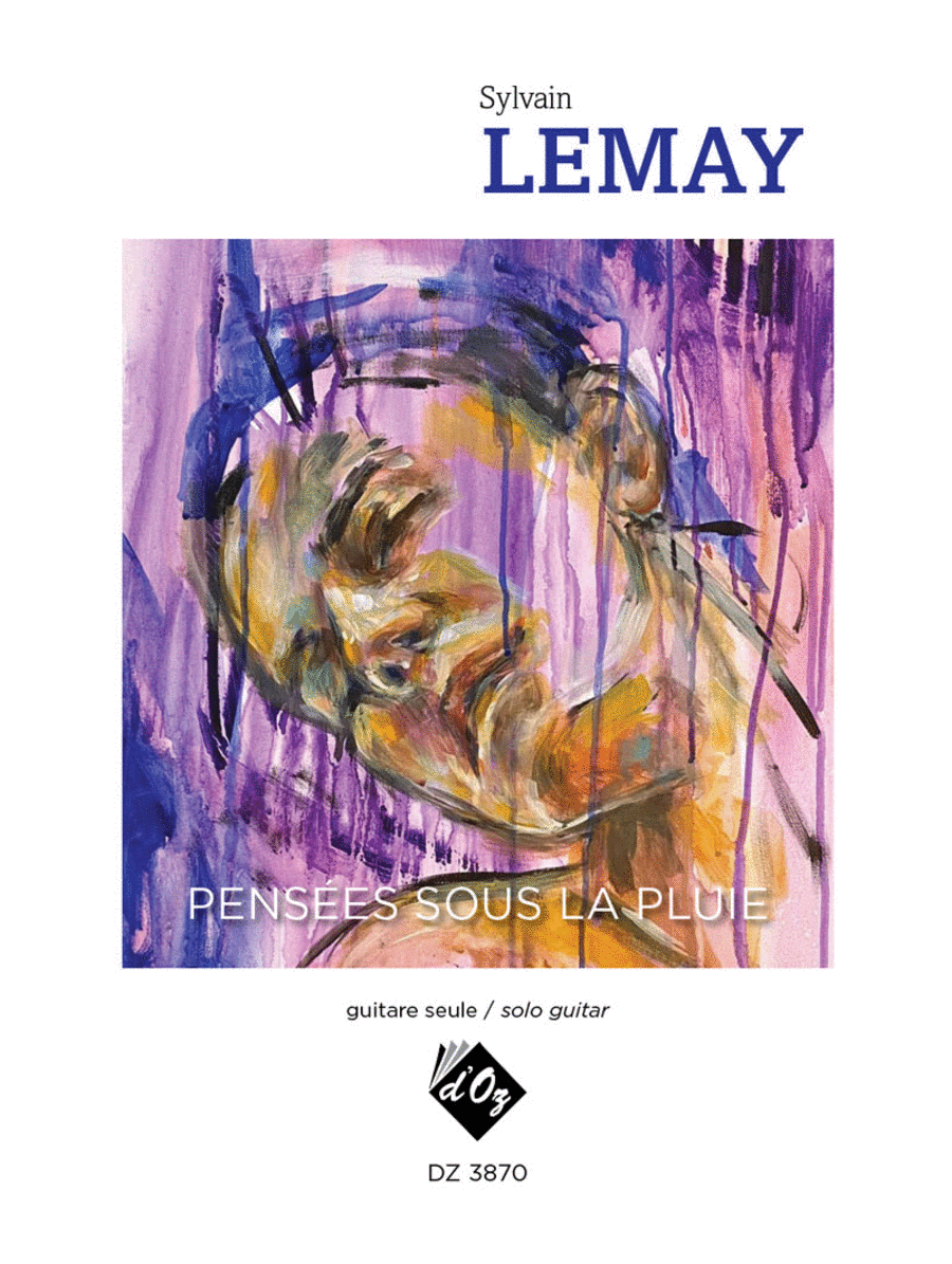 Pensées sous la pluie Classical Guitar scores gallery preview page 1