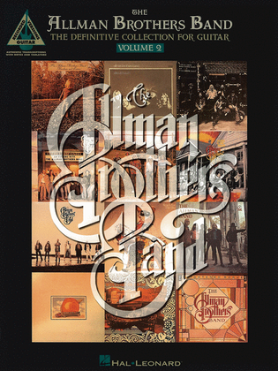 Book cover for The Allman Brothers Band – The Definitive Collection for Guitar – Volume 2
