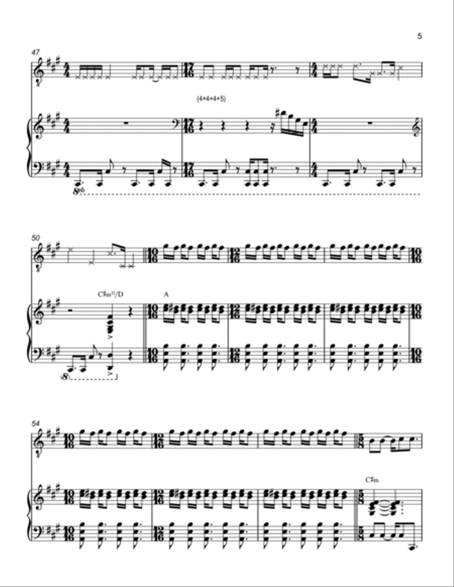 Little Green Men Voice scores gallery preview page 5