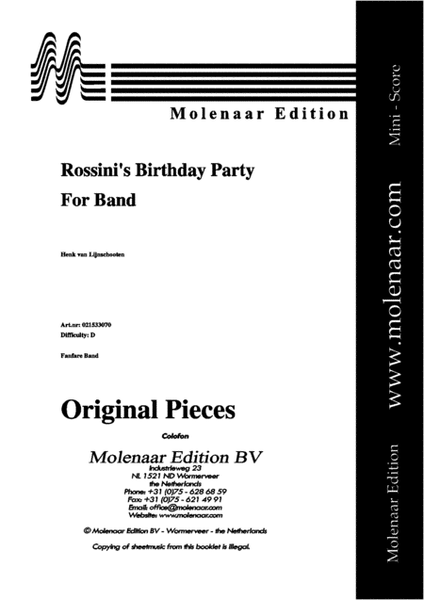 Rossini's Birthday Party