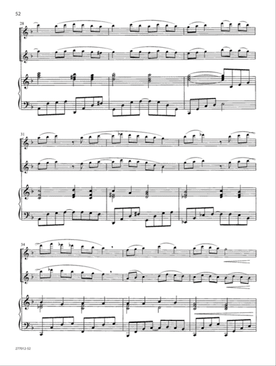 Be Still My Soul Flute Duet scores gallery preview page 28