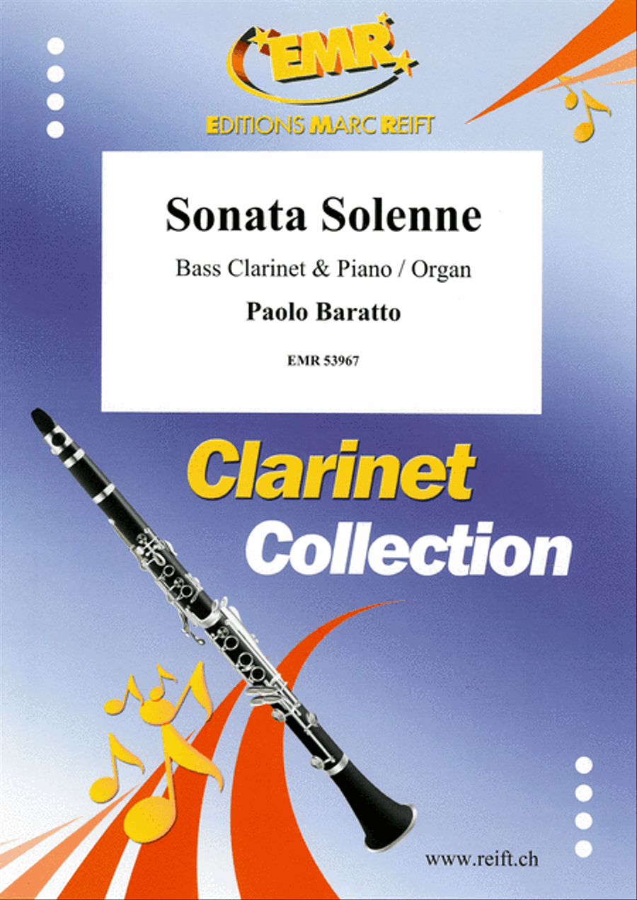 Sonata Solenne Bass Clarinet scores gallery preview page 1
