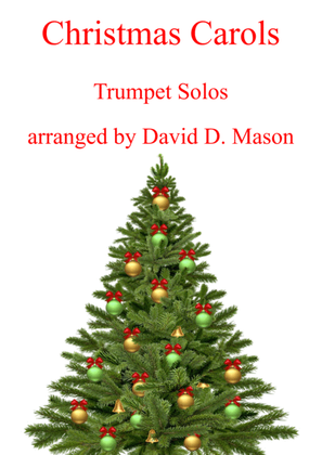 Book cover for 10 Christmas Carols for Solo Trumpet and Piano
