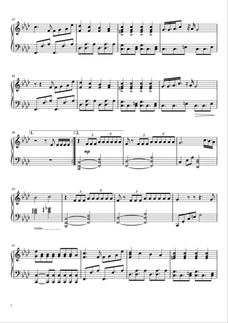 Filter Piano Solo scores gallery preview page 2
