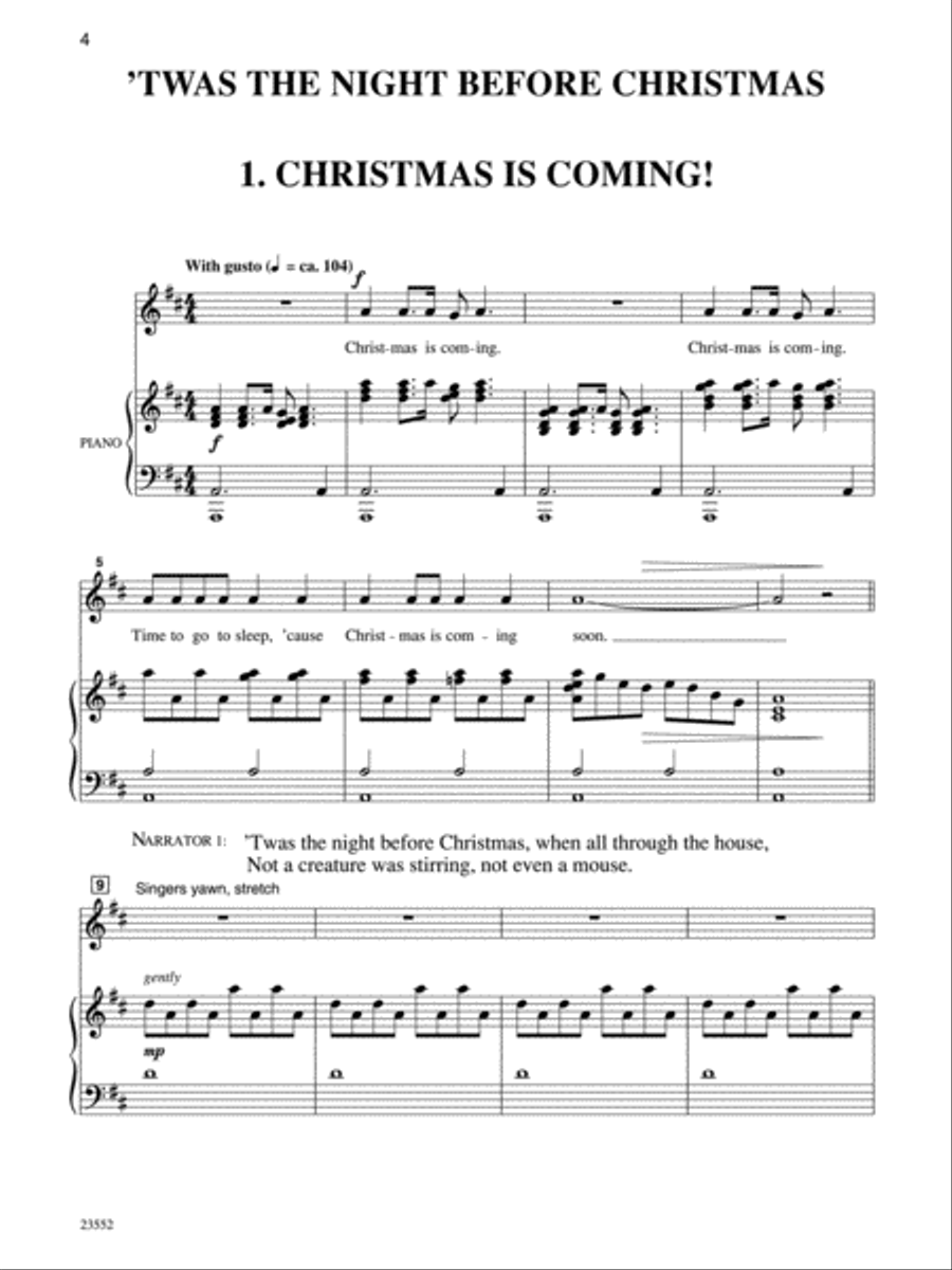 Twas the Night Before Christmas - Soundtrax CD (CD only) Choir scores gallery preview page 3