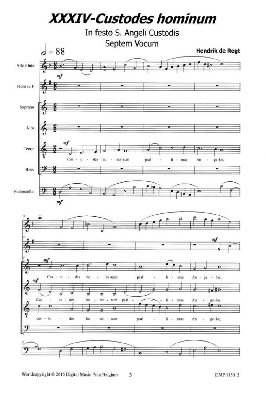 Custodes Hominum Mixed Choir scores gallery preview page 2