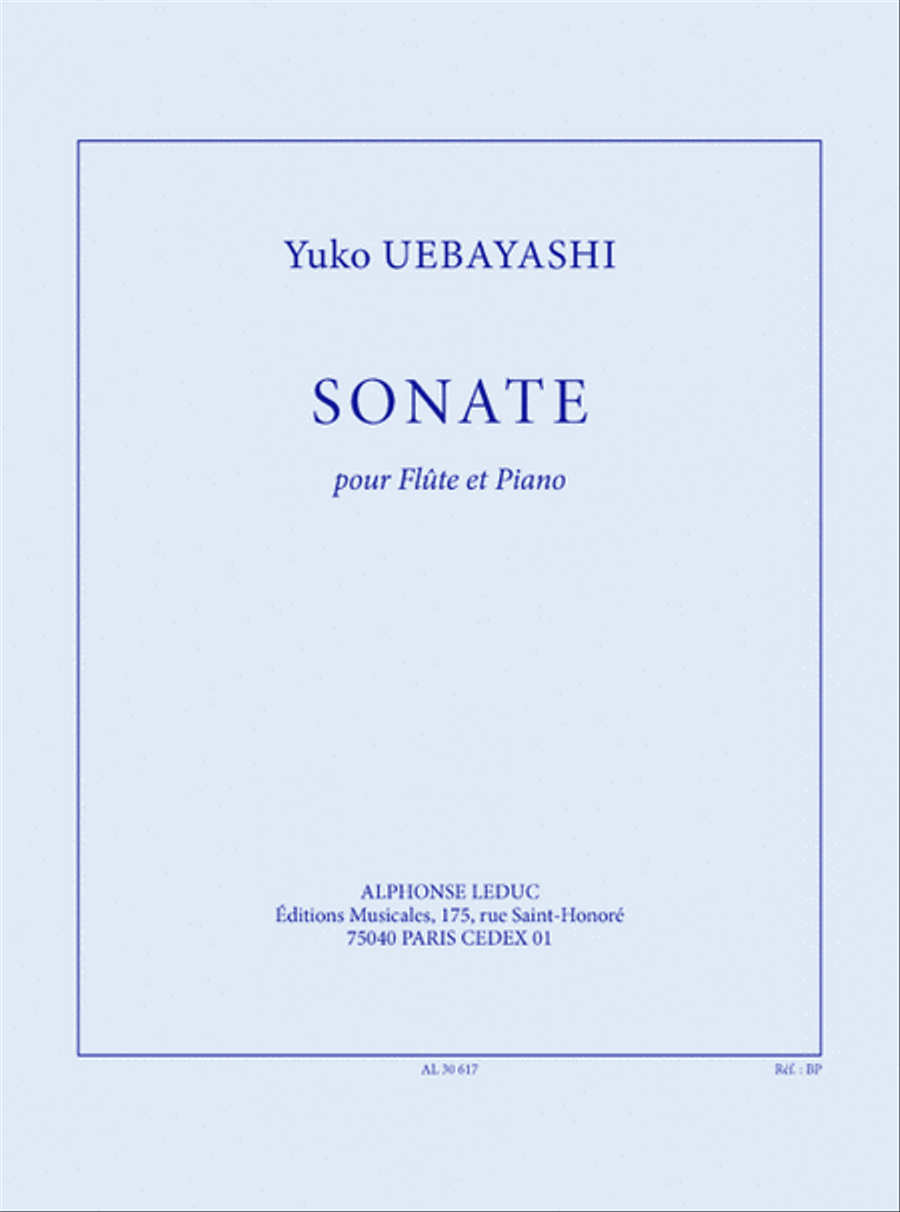 Sonate (26') Pour Flute Et Piano