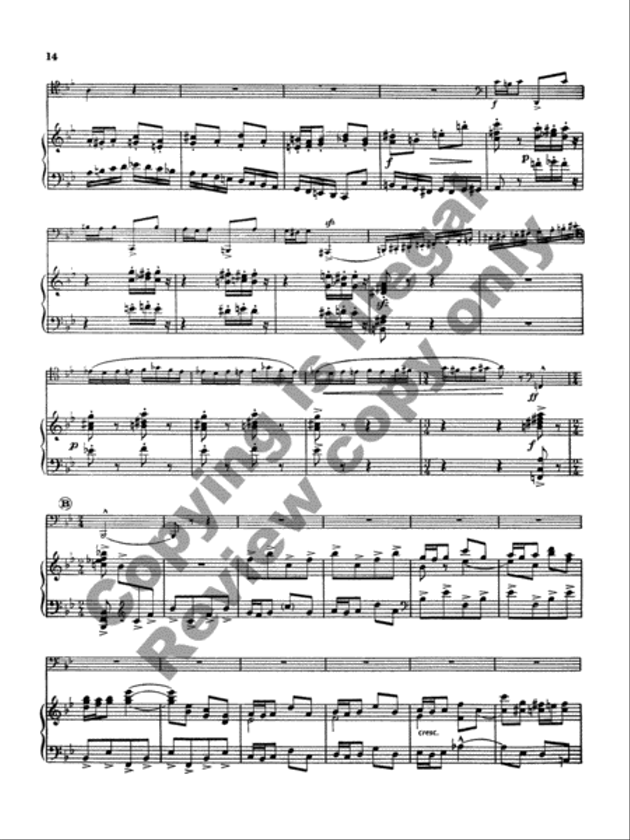 Concerto for Bassoon & Strings (or Band) Orchestra scores gallery preview page 18