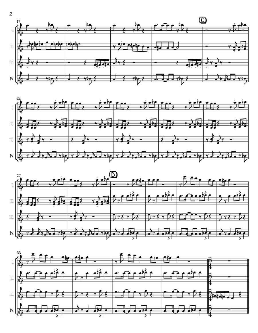 Sexyback Sexyback Flute Solo scores gallery preview page 2