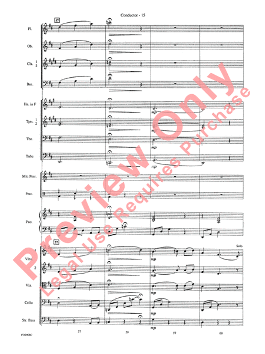 Ashokan Farewell Full Orchestra scores gallery preview page 18