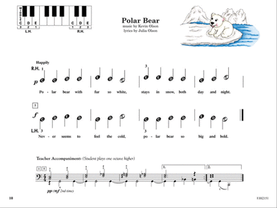 In Recital Ready, Set, Play!, Original Solos, Book 1 Piano Method scores gallery preview page 4