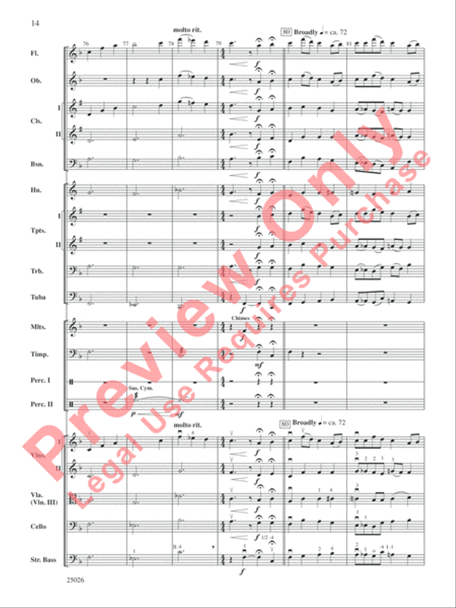 Christmas Comes Again . . . in About Three Minutes Full Orchestra scores gallery preview page 15