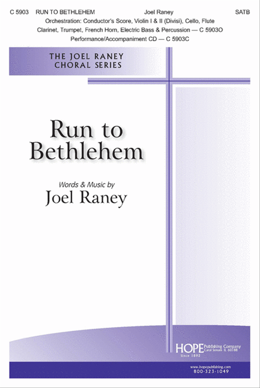 Run to Bethlehem 4-Part scores gallery preview page 1