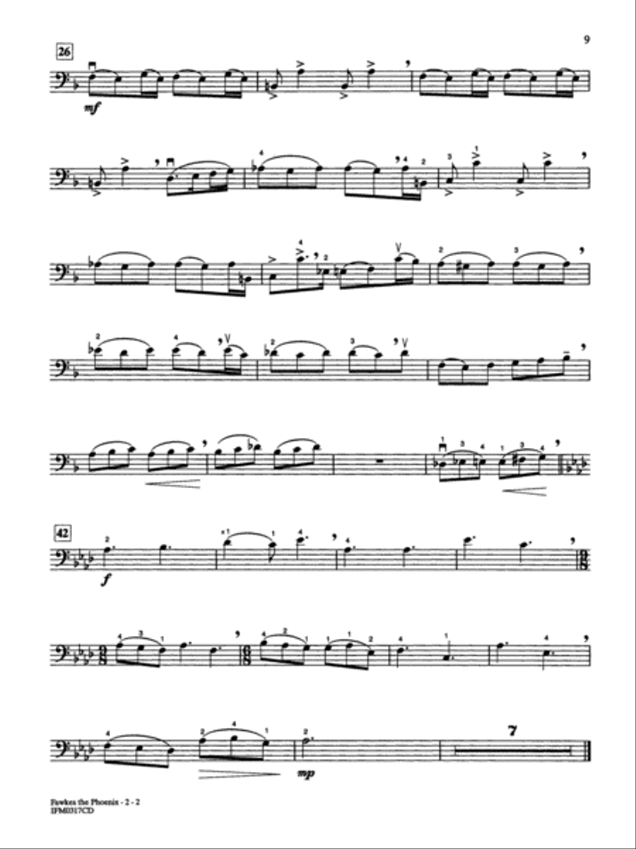 Movie Instrumental Solos for Strings - Cello (Book and CD) String Orchestra scores gallery preview page 10