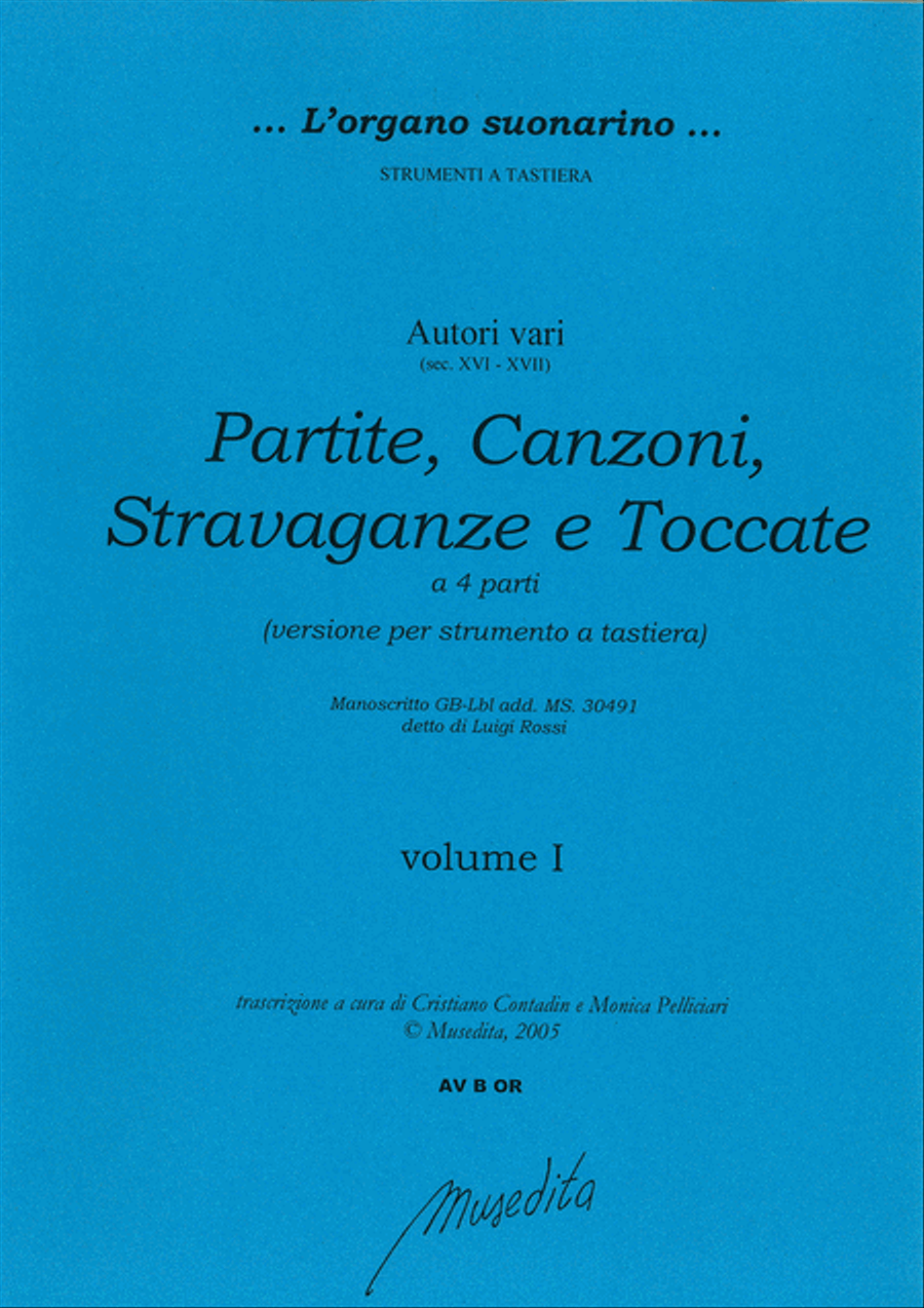 Partite, canzoni, stravaganze e toccate (Ms, GB-Lbl, 1617, noto come 