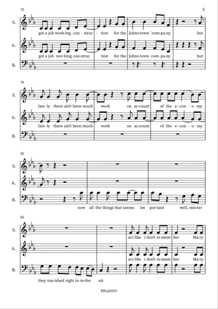The River 3-Part scores gallery preview page 5