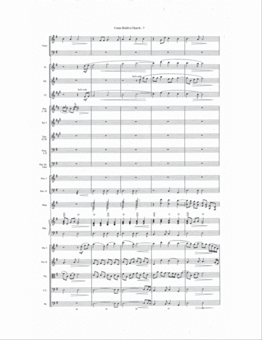 Come Build a Church Choir scores gallery preview page 8